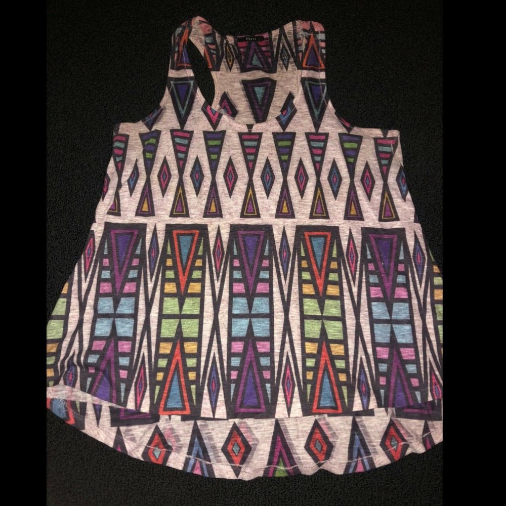 Enti Geometric Tank Top Size M